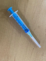 Injection syringe, single-use, three-detailed, sterile, "Luer Lok" type, with needle, with needle, version - 20 ASL with needle,