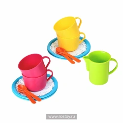 Toy Tea set Tea with milk / 13 items