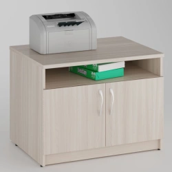 Stationary cabinet for office equipment