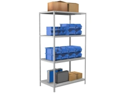 Metal shelving unit MS Standart 185/100x60/4
