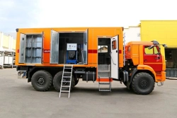 Truck trucks mod. 5759F1, 5759F4 without CMU on the basis of KAMAZ chassis mod. 43118-50, 5350-50 / TC KAMAZ mod. 43118-50