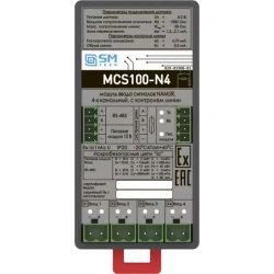 NAMUR input module, 4-channel, with line monitoring MCS100-N4