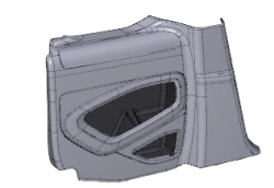GARNITURE AV COTE AR G ASS/ Rear trim 96822112ZD