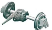Drive wheel pair of special rolling stock 1024D.04.02.000