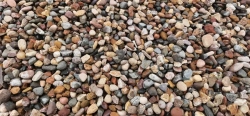 Gravel from dense rocks for construction works mixed fractions from 5 to 20 mm