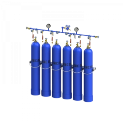 Oxygen bypass ramp for six cylinders RPK-6