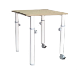 Single-seat height-adjustable pupil's table No.5-No.7 ATT-950