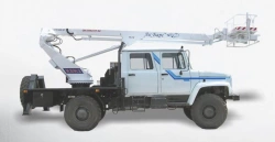 Truck hoist model TA-14 on chassis GAZ-C41R92, GAZ-C42A43, GAZ-C42R92