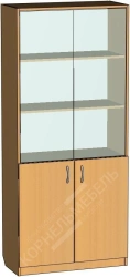 Glazed wooden cupboard SHKz