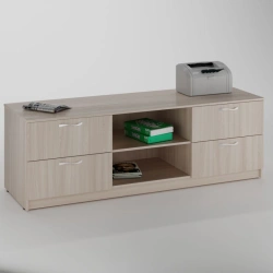 Side table drawer 4 drawers, 1 niche with shelves