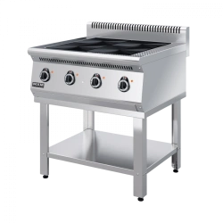 Electric cooker PE47P-02 (on a stand, completely made of stainless steel, with air duct)