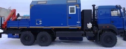 Special truck model 675813 with CMU (INMAN IM77 JSC) on chassis URAL 4320-4971