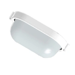 1005500938 "Bannik" 1401 Oval small NPP 03-60-021 IP65 body white GI Luminaire