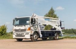 Lever-telescopic autohydro lift AGP-29RT HINO-500 29.0M 250KG 14.5M
