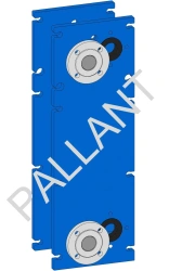 Plate set for plate heat exchanger FP/PF 16