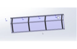 Ceiling panel L=2401 5299-403P-5702016
