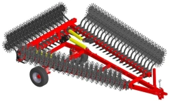 Rotary hoe harrow BMP-15