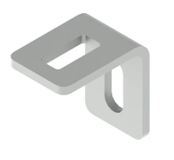 Corner BSUW 60x60x40, with overall dimensions 60x60x40 mm, with metal thickness 5,0 mm, hot-dip galvanised steel