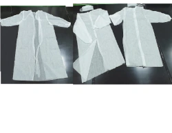 Disposable nonwoven articles according to TU 13.95.10-002-67798088-2020: bathrobe