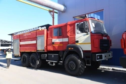 Fire tanker truck ??-7,?-(50-100), type 5883, modification 58814G (mod.5), on chassis Ural-4320-78, 4320-80, 4320-82, 4320-84.