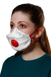 Filtering half-mask for protection against aerosols with additional protection against vapours and gases "Respirator "Lepestok-2