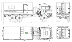 Emergency rescue trucks mod. 5759CK without CMU on the basis of Ural chassis mod. 4320-18
