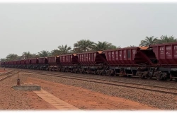 Hopper wagon for transporting bauxite according to design documentation 1249.00.000