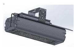LED luminaire "Industrial Design MTM IoT" series CUBIC 460 One module Mounting 42mm CENTRE 59W, 9 450Lm, 160 Lm/W