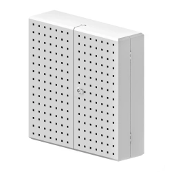 Hinged perforated cupboard for tool storage 600x600 mm