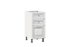 Type 4 LD.270110.000 Kitchen cabinet 400 with 3 drawers (White )