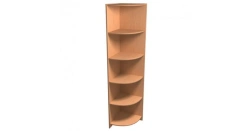 Office corner shelving unit