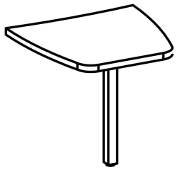 Briefing console for desktop middle 9502 "Brooklyn" series