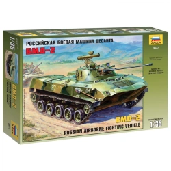 Assembled model "Soviet paratrooper fighting vehicle BMD-2",