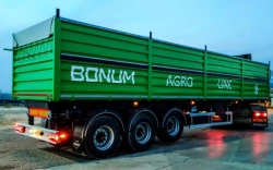 Semi-trailer BONUM 914280 (modification 914280-01) with axle units BPW: HSFALM 9010-15 V36 61. 68. 361. 143 QS/ 145 QS /146
