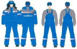 Women's suit (jacket, dungaree) against thermal risks of electric arc with protection level up to 45,9 cal/cm2; against reduced 