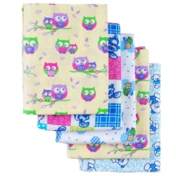 Diapers of cotton fabrics (100% cotton) for children