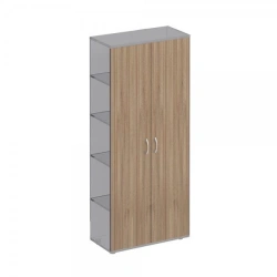 Wooden door (2-piece set) without lock 42*1.8*190, "Bourne Optima" B 560