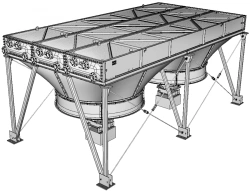 Horizontal air-cooling apparatus type AVG