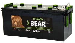 Lead accumulator for starting piston engines 6ST-190 LA "Tyumen BatBEAR"