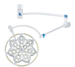 Surgical wall-mounted adjustable single-block "EMALED 300 W" luminaire