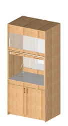 Stationary demo cabinet