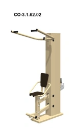 Stationary outdoor exercise equipment "Upper Pull" SO-3.1.62.02
