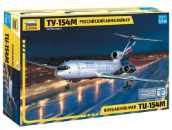 Assembled model Russian airliner TU-154M