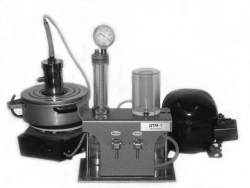 Small-size thermovacuum degasser DTM-2