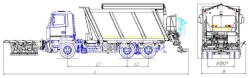Universal road maintenance machine model MK-3534-10