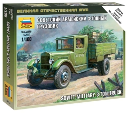 Assembled model "Soviet truck ZiS-5"