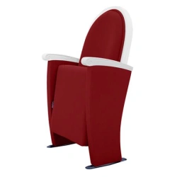 Wood frame auditorium armchair model Gaetano