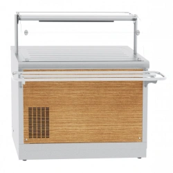 Refrigerated high-temperature display counter with neutral cabinet ???(?)-70?-04-?? (kashir.)