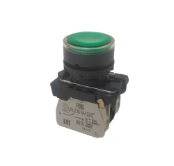 Lighted cylindrical pusher switch 22mm plastic (CME 4L)