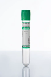 Vacuum tubes for venous blood sampling CORVAY with sodium heparin, glass, Size: 13*75 mm; vacuum volume: 1 ml